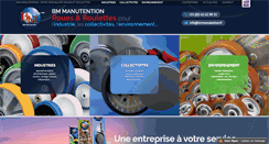 Desktop Screenshot of bmmanutention.fr
